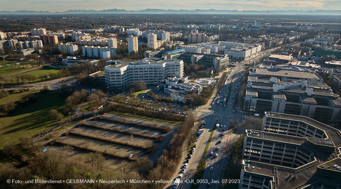 07.01.2023 - Umgebung in Neuperlach